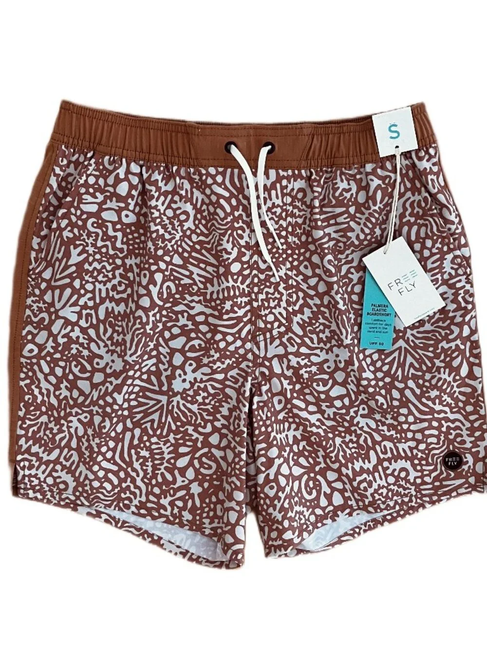 Free Fly Men's Palmera Swim Short Canyon Clay Size S NWT Unlined